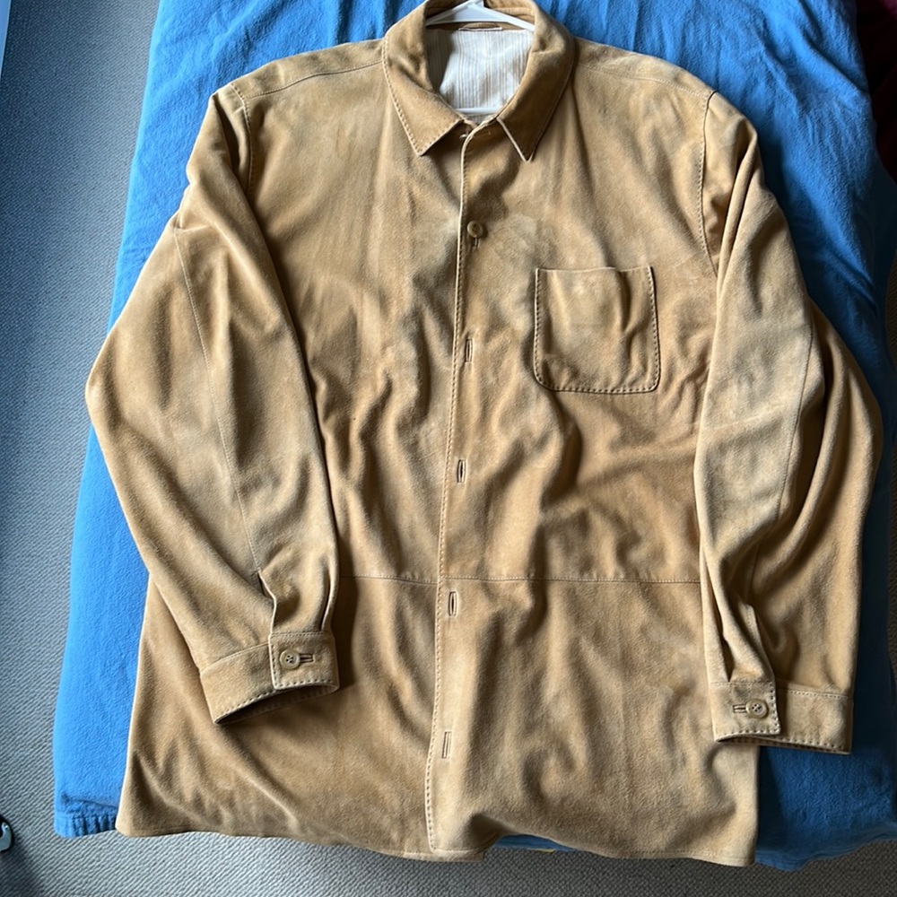 COPY - Zegna suede unlined jacket